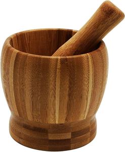 Wood Mortar and Pestle Set Superior Quality Teak Wood Kitchenware Garlic Grinder Home and Kitchenware Usage - Product Image 6