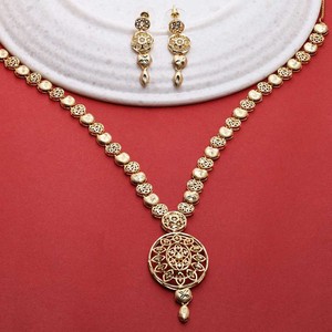 Vente en gros Colliers de mode de luxe en laiton plaqué or rempli d'or pour femmes orthodoxes 14K 18K 24K - Product Image 1