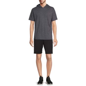 Camiseta con Capucha para Hombre, Corte Regular, Color Sólido, Tejido de Poliéster, Informal, para Verano - Product Image 3