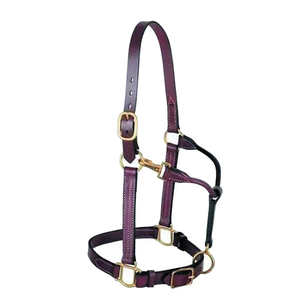 Produits équestres résistants d'équitation Brides en cuir de course de chevaux de couleur noire Produits Offre Spéciale - Product Image 6