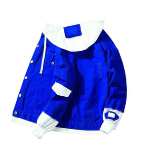 Vestes en jean les plus vendues pour hommes et femmes, veste en jean unie bleu uni, veste en jean classique pour hommes, jean déchiré slim - Product Image 5