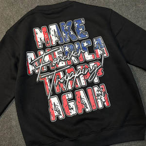 Ropa de calle de invierno holgada para hombre, sudaderas con capucha de lana de gran tamaño con bordado estampado de alta calidad, transpirables y ecológicas - Product Image 5