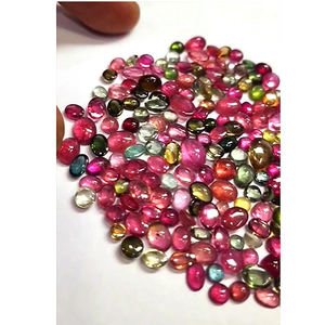 184 pièces de tourmaline multi naturelle 7x5mm 8x6mm 9x7mm ovale 4mm 5mm rond Cabochon 104 Cts Lot Iroc ventes cabine de haute qualité US $104 - Product Image 1