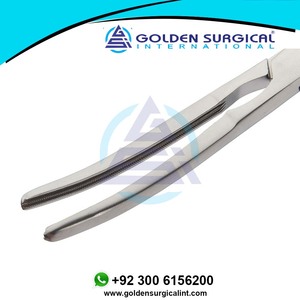 Pince chirurgicale Seedhouse 1ère courbe 2 x 3 Debakey, mâchoire atraumatique, longueur totale 300 mm, forceps de serrage - Product Image 2