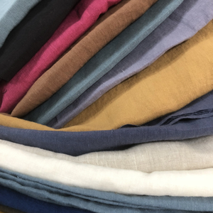 Vente en gros de tissu en lin de 115 '' / 292 cm de largeur supplémentaire, tissu en lin au mètre et au mètre/100% tissu en lin pour vêtements pour literie - Product Image 5