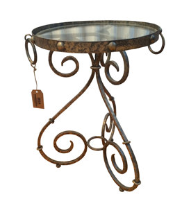 Mesa de centro de diseño rústico más vendida Mesa de centro de metal de hierro Mesa de recepción grande a precio barato - Product Image 6