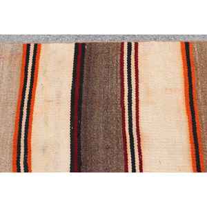Turkish Vintage <b>Runner</b> Rug 2x6.7 ft, Brown <b>Red</b> Floral Rug - Product Image 5
