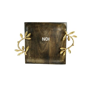 Vaisselle de qualité supérieure Décoration de table Plateaux de service Aspect magnifique Finition naturelle Plateaux de service en bois - Product Image 4