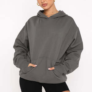 Nouveau sweat-shirt à capuche surdimensionné pour femmes, fabriqué sur mesure, style Y2K, doublé, en tissu canvas, séchage rapide, respirant, décontracté, hiver, haute qualité - Product Image 1