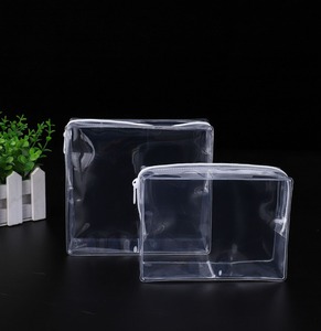 <b>Clear</b> Zipper Plastic <b>Bag</b> Custom Packaging Pouch Transparent Storage <b>Bag</b> for Food and Gift - Product Image 1