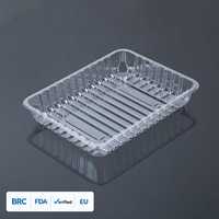 Boîte alimentaire fraîcheur Hengmaster HM2620-4 avec couvercle transparent/noir en PET, anti-lumière, pour fruits, légumes et snacks