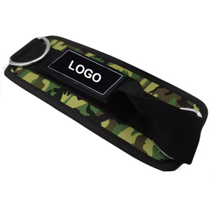 Gran oferta, correas de tobillo de alta calidad para hacer ejercicio, correas de tobillo de Material PU para gimnasio con máquinas de Cable, compatible con logotipo personalizado - Product Image 1