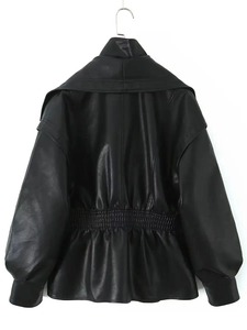 Bán Buôn Heavyweight Da Thật Áo Khoác Cao Cấp Windproof Da Chính Hãng Áo Khoác Tùy Chỉnh Thời Trang Của Phụ Nữ Áo Khoác - Product Image 4