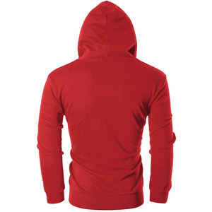 Nouveaux sweats à capuche zippés personnalisés en polaire unie vierge sweat à capuche zippé coupe carrée sweats à capuche de haute qualité pour hommes toutes les tailles - Product Image 2