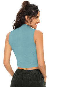 Top de tejido de punto cómodo bajo demanda para ropa de fiesta regular Tops cortos disponibles para la venta desde la India - Product Image 4