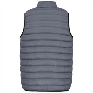 High Quality <b>Men's</b> Outdoor Thicken Padded <b>Vests</b> Stand Collar Zipper Pocket Winter <b>Black</b> Quilted Puffer Waistcoat Body Warmer - Product Image 2