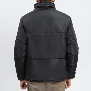 Doudoune légère matelassée pour homme Fermeture à glissière boutonnée noire compressible pour la saison hivernale Caractéristique respirante - Product Image 2