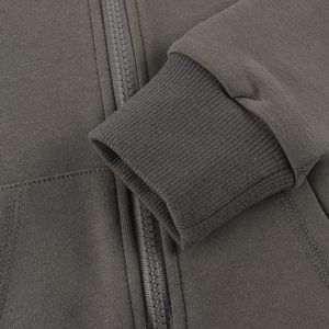 Nouveauté : sweats à capuche personnalisés avec fermeture éclair, 100% coton, respirant, coupe-vent, sweats à capuche unisexes pour l'hiver - Product Image 4