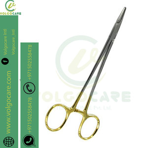 Portaagujas de acero inoxidable de alta calidad al por mayor, 8 pulgadas, plata disponible en todos los diseños y estilos - Product Image 2