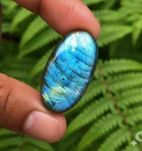 Pierre précieuse Labradorite de qualité AAA en vrac, prix imbattable, Labradorite bleue naturelle pour la fabrication de bijoux, feu bleu, 20% de réduction et cadeau - Product Image 3