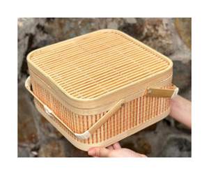 Accesorios hechos a mano de Vietnam-Suministro a granel de cesta de bambú Precio al por mayor de 100 piezas, cesta de bambú personalizada - Product Image 5