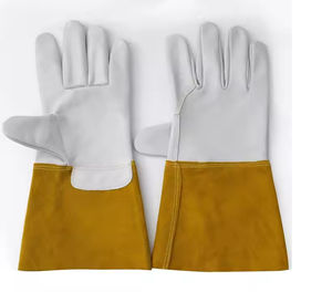 Cheap Price Safety Protection Leather Welding Gloves Premium Designed with <b>Heat</b> Resistance Reasonably Priced Welding Gloves - Product Image 2
