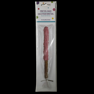 En stock Sacs de friandises plats transparents personnalisés en cellophane avec attaches pour boulangerie pour biscuits Sacs en plastique cadeaux décoratifs de Noël - Product Image 1