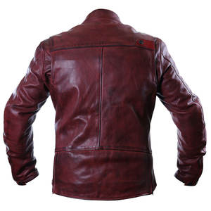 Chaqueta de cuero genuino para hombre hecha en Pakistán 100%, equipo de invierno personalizable para montar en moto, diseño transpirable a prueba de viento - Product Image 2