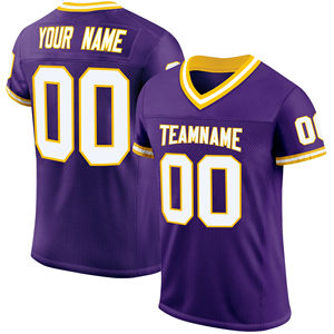 Camiseta de fútbol americano de alta calidad con tecnología de secado rápido, uniforme de fútbol americano de ajuste personalizado - Product Image 2