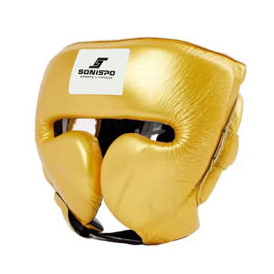 Equipo de entrenamiento de boxeo y MMA de cuero de diseño personalizado de alta calidad Tasa de venta completa para protector de cabeza de calidad - Product Image 1