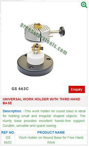 Support de travail universel en acier avec troisième GS 663C pour outils de bijoux pour l'organisation d'outils de bijoux - Product Image 2