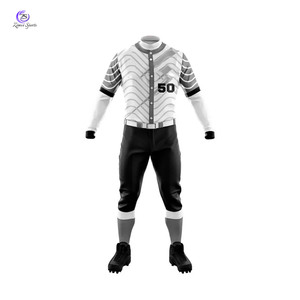 เครื่องแบบเบสบอลสำหรับผู้ชายเครื่องแบบเบสบอลระบายอากาศขนาดใหญ่พิเศษ - Product Image 1