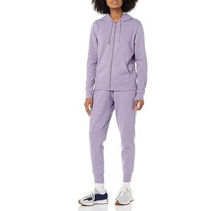 Sweats à capuche en coton 100% décontracté et solide pour femmes - Product Image 3
