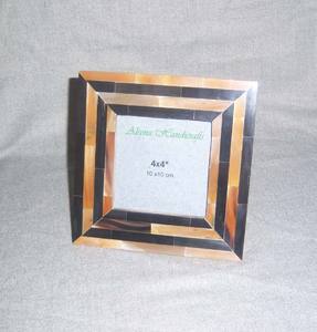 Vintage Gold Floral Design <b>Picture</b> <b>Frame</b> Unique 5x7 inch Resin Photo <b>Frame</b> handmade natural crafts from India for sale - Product Image 6