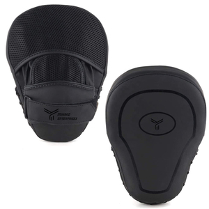 Mitaines d'entraînement de boxe en cuir de vachette de haute qualité d'usine OEM Offres Spéciales coussinets de cible Arts martiaux et gants de boxe - Product Image 1