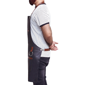 Delantal de Cuero Genuino de Alta Calidad con Logotipo Personalizado, Material Duradero, Delantales de Cuero en Venta - Product Image 4