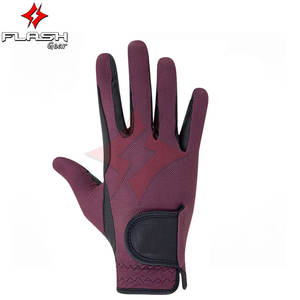 Gants d'équitation Gants équestres ultra légers et respirants Haute adhérence Matériau antidérapant Dos en maille confortable - Product Image 2