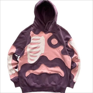 Sweat à capuche doublé de haute qualité, style urbain, 100% coton biologique, avec logo et impression graphique personnalisés - Product Image 1