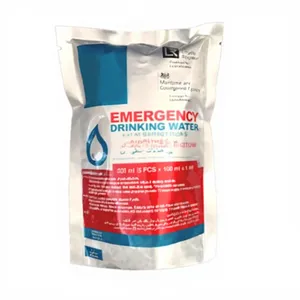 ANA Emergency Drinking Water 5 Year Shelf Life Room Temperature Survival Water Pouch Disaster Preparedness Family Emergency <b>Kit</b> - Product Image 3