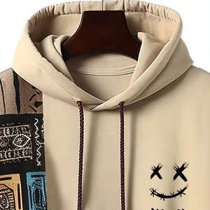 Meilleure vente tendance lourd 100% coton pull à capuche surdimensionné hommes épais personnalisé 500 GSM confortable Vintage sweats à capuche - Product Image 2