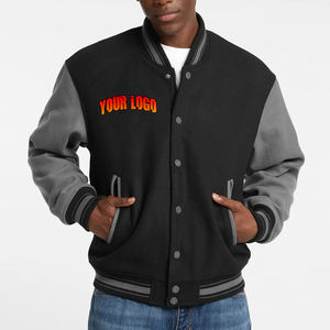 Veste universitaire pour homme, design 2025, doublure matelassée, décontractée, manches longues, tissu en pure laine, fermeture à boutons, veste de collège - Product Image 5