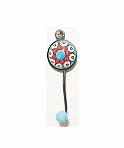 Heavy Duty Wall Mounted <b>Coat</b> <b>Hooks</b> Ceramic Bathroom Towel <b>Hooks</b> with Painted Finished for Clothes and Hat Hanger - Product Image 1