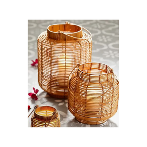 Lanternes et bocaux à bougies Bon prix Décoration intérieure écologique Artisanat Taille personnalisée Fabricant du Vietnam - Product Image 1