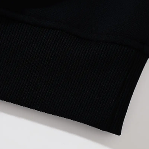 Jersey de moda unisex, Sudadera con capucha de punto de contraste, detalle de botón, manga, ribete de encaje, Moda para hombres y mujeres, servicio OEM - Product Image 2