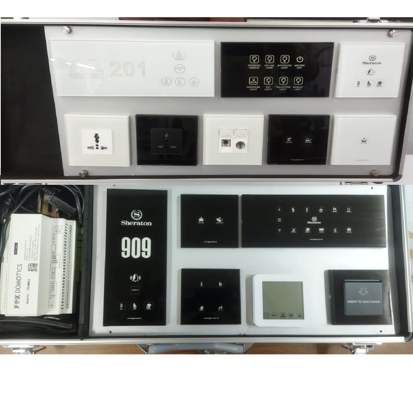 Hotel Room Automation Demo Kit | GRMS Control System by Fox Domotics Private Limited
