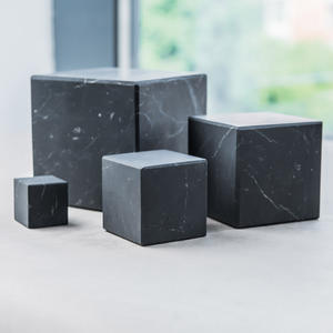 Cubo de shungita pulido de 2 pulgadas (50 mm) - Product Image 1