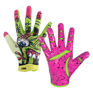 Gants de récepteur de Football américain pour jeunes Tissu respirant Logo de couleur personnalisable de haute qualité professionnel Multi-fonctionnel - Product Image 1