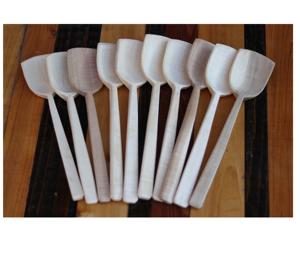 4-Piece <b>Wood</b> Long Handle Eco-Friendly Dishwasher & Microwave Safe Customized Logo Spatulas Kitchen Utensil Set - Product Image 6