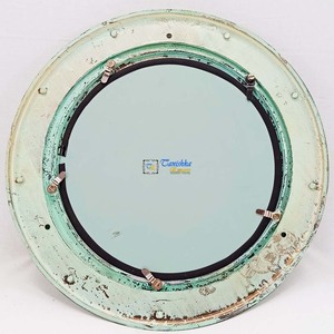 Haute qualité métal Marine Antique rond nautique miroir hublot mur maison décorative bateau miroir à la main cadeau article - Product Image 4