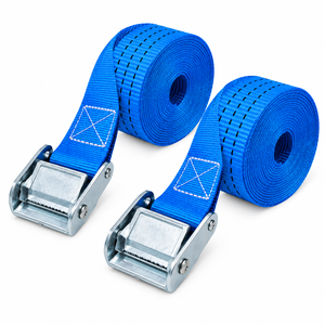สายรัดโพลีเอสเตอร์แบบ Cam Buckle ขนาด 50 มม. รับน้ำหนัก 800 กก. แบบไม่มีตะขอ สำหรับรัดสินค้าหนัก ขนส่งรถพ่วง โรงงาน - Product Image 5